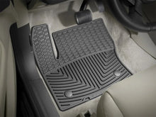 Load image into Gallery viewer, WeatherTech 05-11 Ford Escape Front Rubber Mats - Black - Installation View