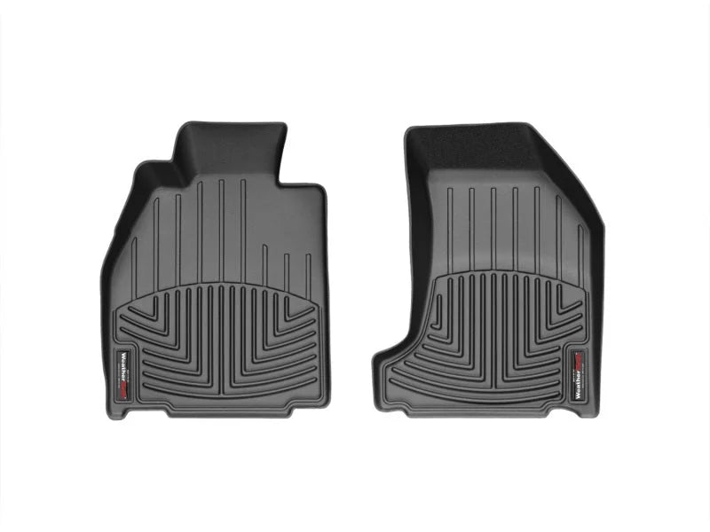 WeatherTech 05-11 Porsche 911 (997) Front FloorLiner - Black - Installation View