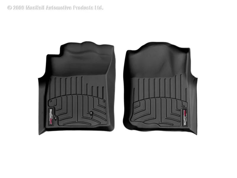 WeatherTech 05-11 Toyota Tacoma Access Cab Front FloorLiner - Black - Main Product View