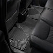 Load image into Gallery viewer, WeatherTech 05-13 Toyota Tacoma Crew Cab Rear Rubber Mats - Black - Detail View