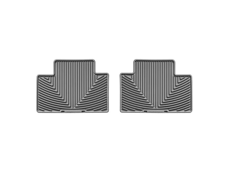 WeatherTech 05-13 Toyota Tacoma Crew Cab Rear Rubber Mats - Grey - Side View