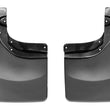 Load image into Gallery viewer, WeatherTech 05-13 Toyota Tacoma No Drill Mudflaps - Black - Back View