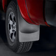 Load image into Gallery viewer, WeatherTech 05-13 Toyota Tacoma No Drill Mudflaps - Black - Installation View