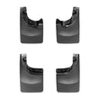 Load image into Gallery viewer, WeatherTech 05-14 Toyota Tacoma (w/Flares Only / No X-Runner) No Drill Mudflaps - Black - Back View