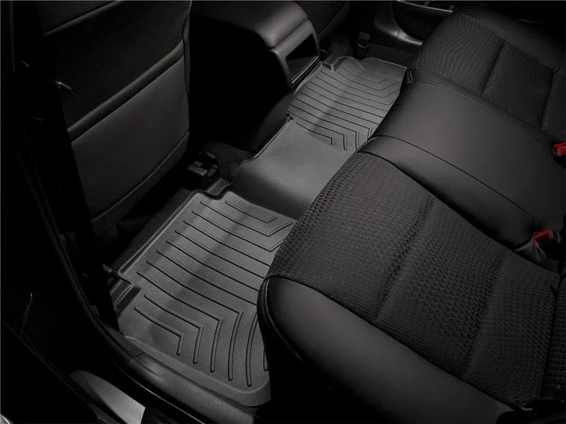 WeatherTech 05+ Ford Five Hundred Rear FloorLiner - Black - Back View