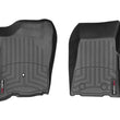 Load image into Gallery viewer, WeatherTech 05+ Ford Ranger Front FloorLiner - Black - Back View