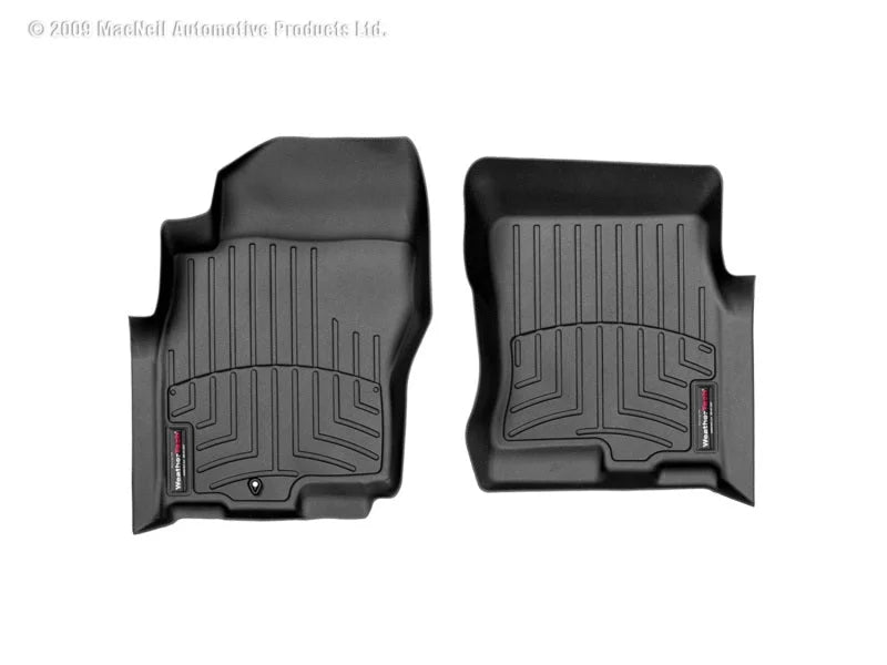WeatherTech 05+ Nissan Xterra Front FloorLiner - Black - Main Product View