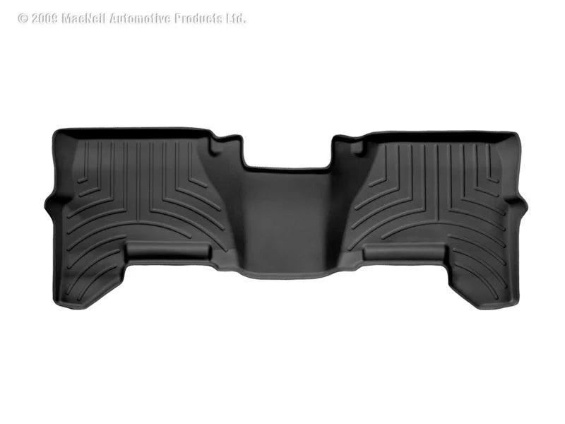 WeatherTech 05+ Nissan Xterra Rear FloorLiner - Black - Main Product View