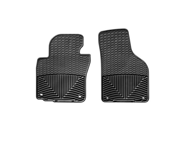 WeatherTech 05+ Volkswagen GLI Sedan Front Rubber Mats - Black - Main Product View