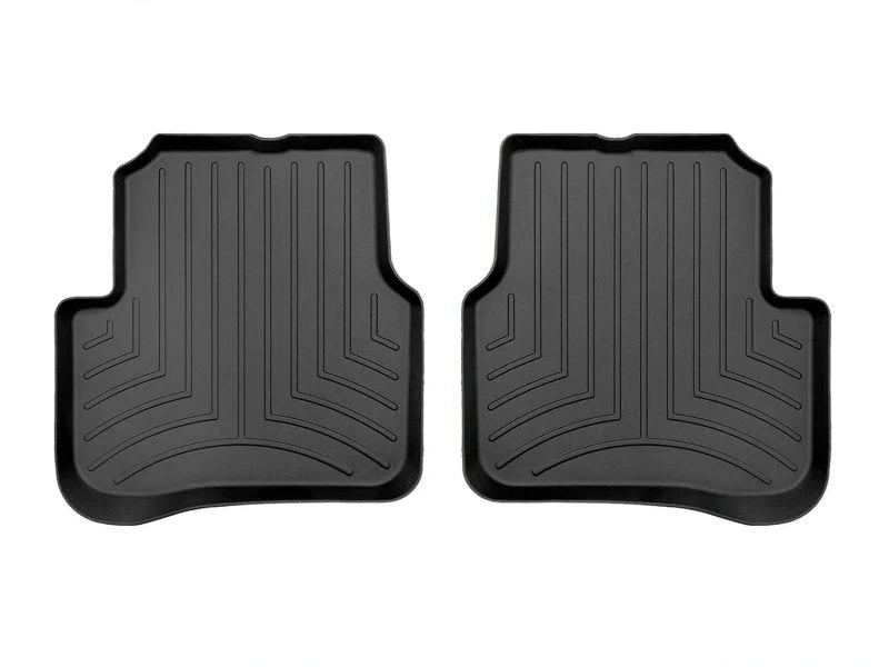 WeatherTech 06-08 Volkswagen Passat Rear FloorLiner - Black - Back View