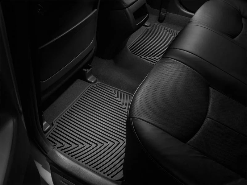 WeatherTech 06-10 Lexus GS Rear Rubber Mats - Black - Installation View
