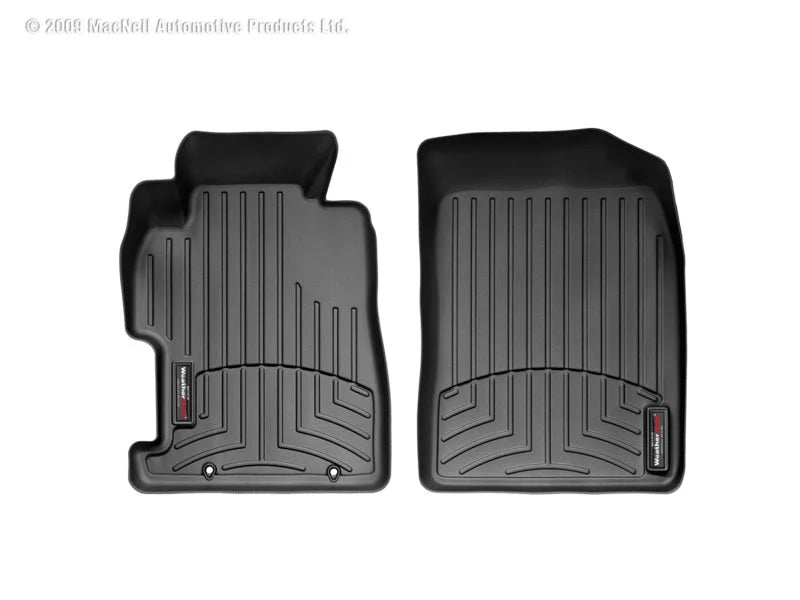 WeatherTech 06-11 Honda Civic Front FloorLiner - Black - Main Product View