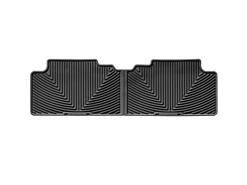 WeatherTech 06-11 Honda Civic Sedan Rear Rubber Mats - Black - Side View
