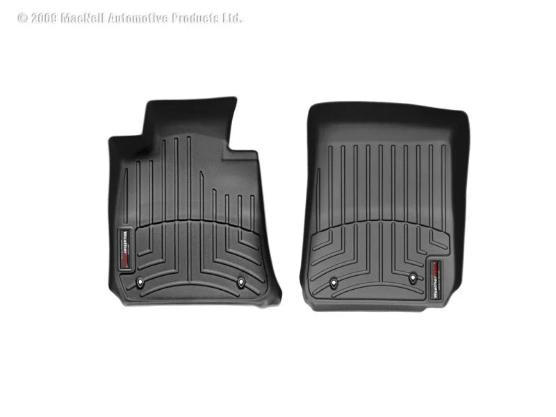 WeatherTech 06-12 BMW 3-Series Front FloorLiner - Black - Main Product View