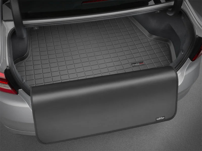 WeatherTech 06-12 Toyota Avalon Cargo Liner w/ Bumper Protector - Black - Side View