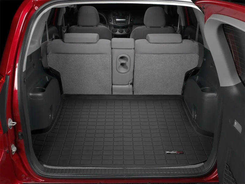 WeatherTech 06-12 Toyota RAV4 (4 dr New Body) Cargo Liners - Black - Installation View