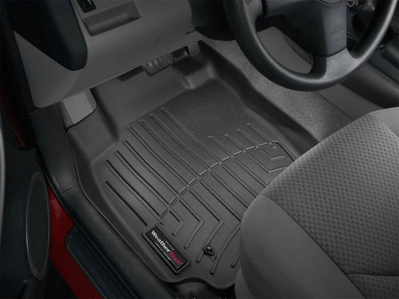 WeatherTech 06-12 Toyota RAV4 Front FloorLiner - Black - Installation View