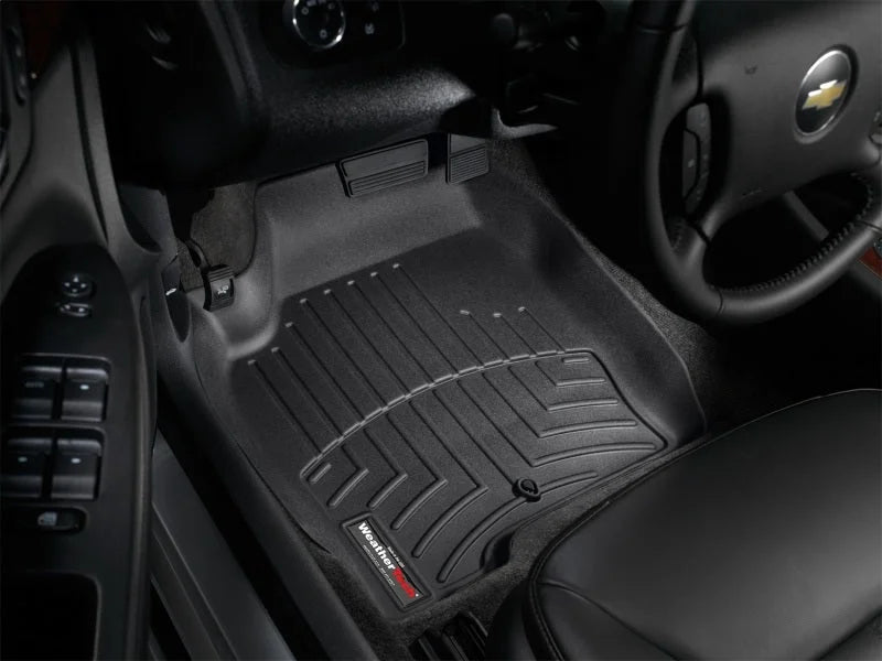 WeatherTech 06-13 Chevrolet Impala Front FloorLiner - Black - Installation View