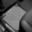Load image into Gallery viewer, WeatherTech 06+ Lincoln MKZ Rear Rubber Mats - Grey - Installation View