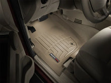 Load image into Gallery viewer, WeatherTech 06+ Mercury Mountaineer Front FloorLiner - Tan - Installation View