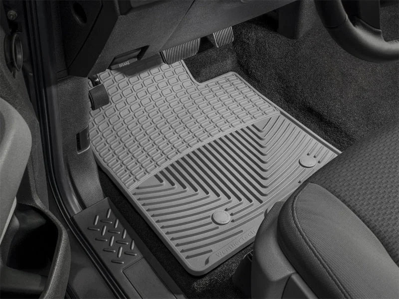 WeatherTech 07-11 Nissan Versa Front Rubber Mats - Grey - Side View