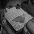 Load image into Gallery viewer, WeatherTech 07-11 Nissan Versa Front Rubber Mats - Grey - Back View