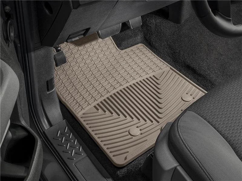 WeatherTech 07-11 Nissan Versa Front Rubber Mats - Tan - Back View