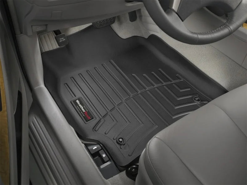 WeatherTech 07-11 Toyota Camry Sedan Front FloorLiner - Black - Installation View
