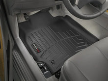 Load image into Gallery viewer, WeatherTech 07-11 Toyota Camry Sedan Front FloorLiner - Black - Installation View