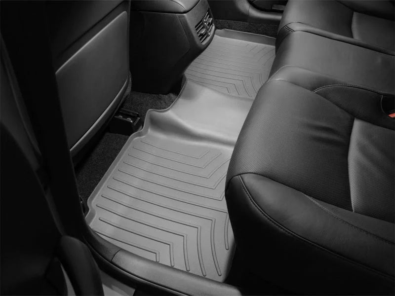 WeatherTech 07-11 Toyota Camry Sedan Rear FloorLiner - Grey - Installation View