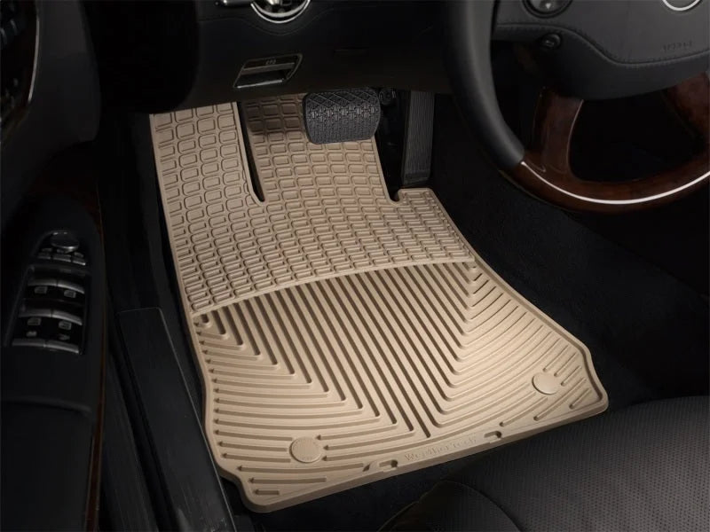 WeatherTech 07-12 Mercedes-Benz CL-Class (W216) Front Rubber Mats - Tan - Additional View 5