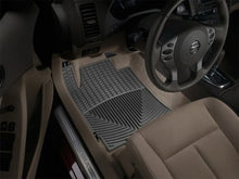 Load image into Gallery viewer, WeatherTech 07-12 Nissan Altima Front Rubber Mats - Black - Installation View