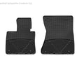 Load image into Gallery viewer, WeatherTech 07-13 BMW X5 Front Rubber Mats - Black - Side View