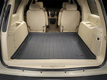 Load image into Gallery viewer, WeatherTech 07-13 Cadillac Escalade ESV Cargo Liners - Black - Installation View