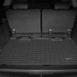 Load image into Gallery viewer, WeatherTech 07-13 Cadillac Escalade ESV Cargo Liners - Black - Installation View