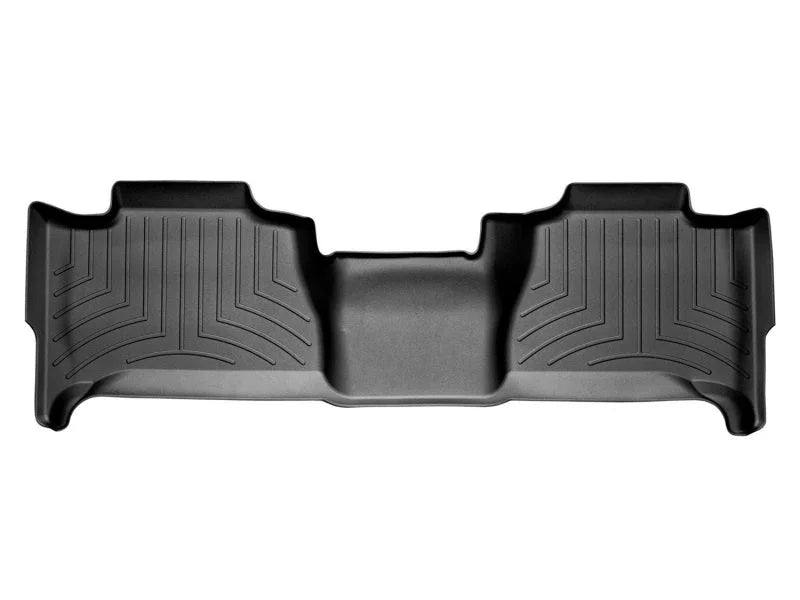 WeatherTech 07-13 Cadillac Escalade Rear FloorLiner - Black - Main Product View