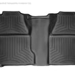 Load image into Gallery viewer, WeatherTech 07-13 Chevrolet Silverado Crew Cab Rear FloorLiner - Black - Main Product View