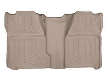 Load image into Gallery viewer, WeatherTech 07-13 Chevrolet Silverado Crew Cab Rear FloorLiner - Tan - Back View