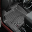 Load image into Gallery viewer, WeatherTech 07-13 Chevrolet Silverado Front FloorLiner - Black - Installation View