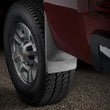 Load image into Gallery viewer, WeatherTech 07-13 Chevrolet Silverado No Drill Mudflaps - Black - Installation View