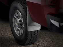 Load image into Gallery viewer, WeatherTech 07-13 Chevrolet Silverado No Drill Mudflaps - Black - Installation View