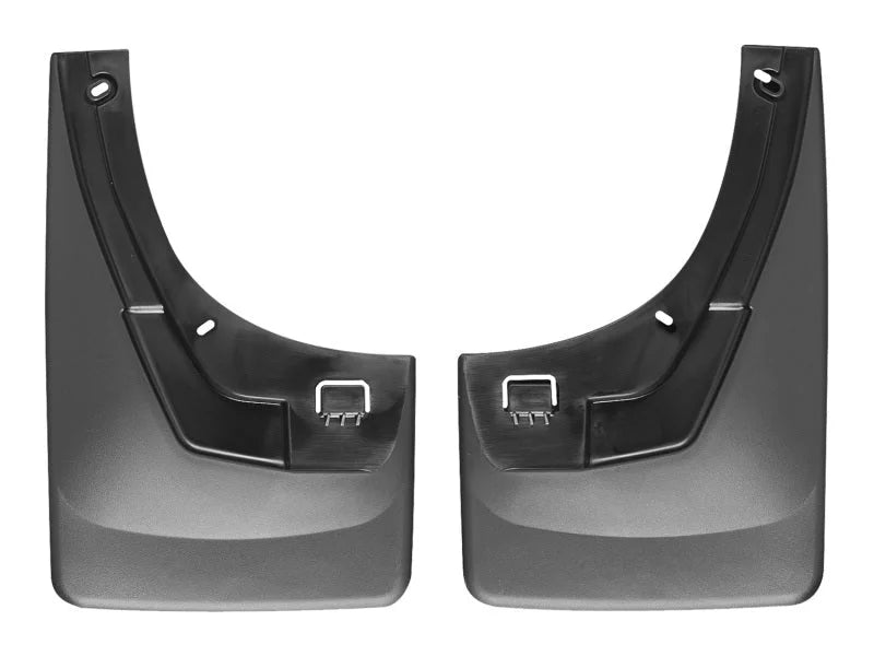 WeatherTech 07-13 Chevrolet Suburban No Drill Mudflaps - Black - Installation View