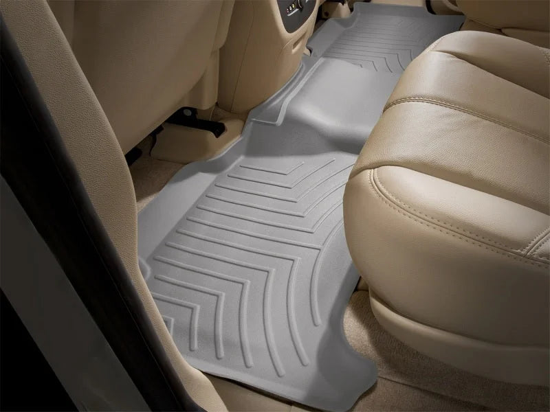 WeatherTech 07-13 Chevrolet Suburban Rear FloorLiner - Grey - Installation View