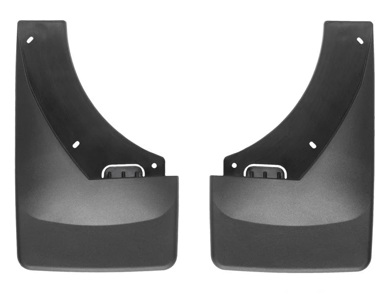 WeatherTech 07-13 Chevrolet Tahoe No Drill Mudflaps - Black - Installation View