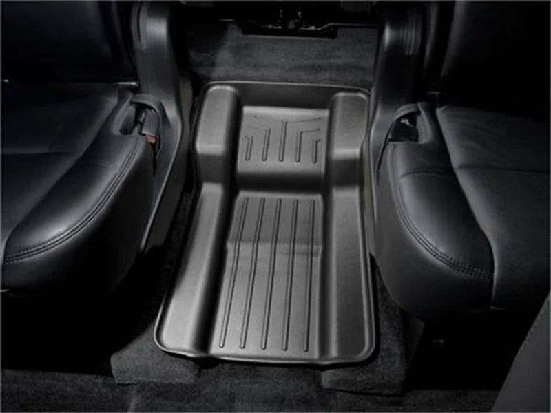 WeatherTech 07-13 Chevrolet Tahoe Rear FloorLiner - Black - Side View