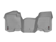 Load image into Gallery viewer, WeatherTech 07-13 GMC Sierra Front Floorliner OTH - Grey - Installation View