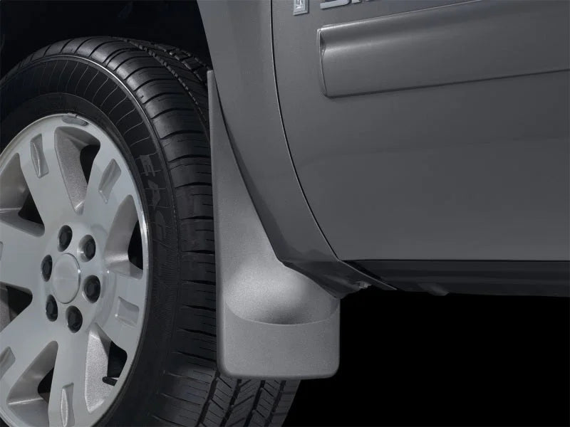 WeatherTech 07-13 GMC Sierra No Drill Mudflaps - Black - Additional View 5