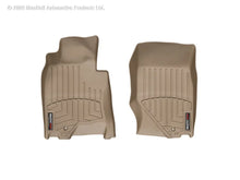 Load image into Gallery viewer, WeatherTech 07-13 Infiniti G35 Front FloorLiner - Tan - Side View