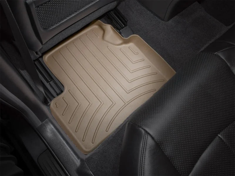 WeatherTech 07-13 Infiniti G35 Rear FloorLiner - Tan - Installation View