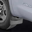 Load image into Gallery viewer, WeatherTech 07-13 Toyota Tundra No Drill Front Mudflaps - Installation View